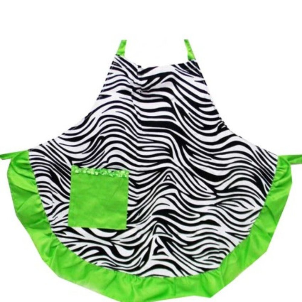 Green Zebra Apron